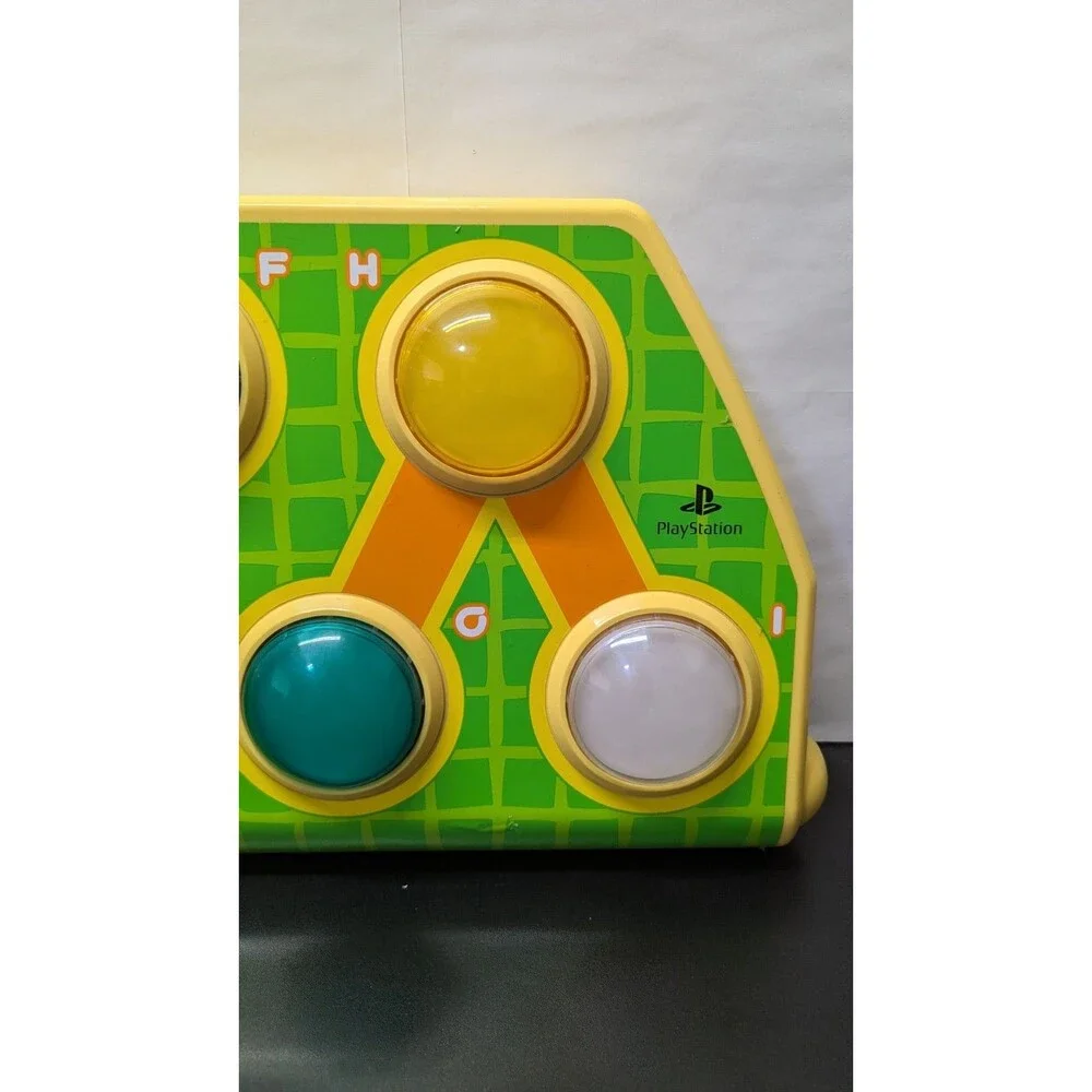 Pop'n Music Arcade Style Controller Sony Playstation2 PS2 PS1 CIB US SELLER